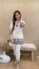 Beautiful designer cotton co-ord set