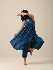 The western chic cut pattern cotton co-ord set