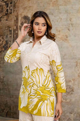 Classy cotton printed co-ord set