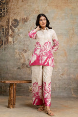 Classy cotton printed co-ord set