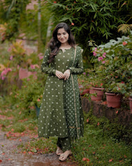 Beautiful aliya cut cotton kurti set (set of 2)