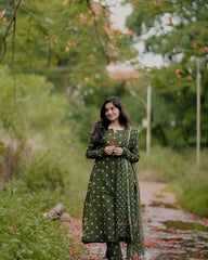 Beautiful aliya cut cotton kurti set (set of 2)