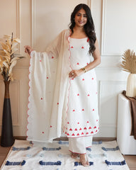 Heartly whispers-cotton cut sleeves kurti (set of 3)