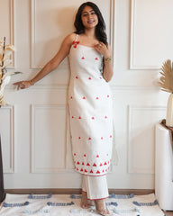 Heartly whispers-cotton cut sleeves kurti (set of 3)