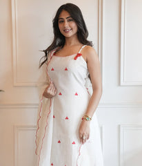 Heartly whispers-cotton cut sleeves kurti (set of 3)