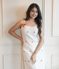 Heartly whispers-cotton cut sleeves kurti (set of 3)