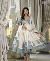 Stylish aliya cut flared kurti (set of 3)