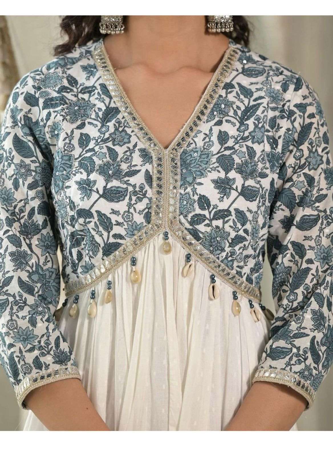 Stylish aliya cut flared kurti (set of 3)