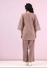 Viona-Artisan Cotton Embroidered Set