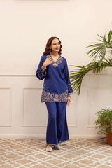 Nyra-Premium Cotton Embroidered Co-ord Set-II