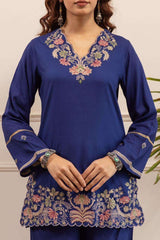 Nyra-Premium Cotton Embroidered Co-ord Set-II