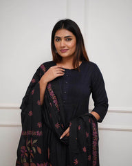 Beautifully crafted cotton kurti set - Eraya