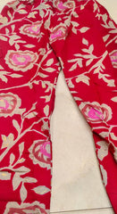 Pure muslin fabric collar-button pattern co-ord set - Eraya