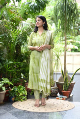 A south Indian elegance: premium south cotton kurta set- II - Eraya