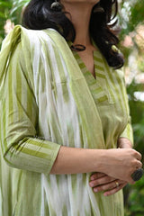 A south Indian elegance: premium south cotton kurta set- II - Eraya