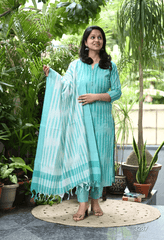 A south Indian elegance: premium south cotton kurta set - Eraya