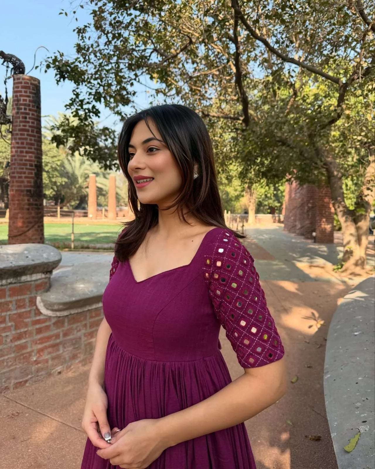 Rajsi gudhal anarkali-plazo (set of 2)