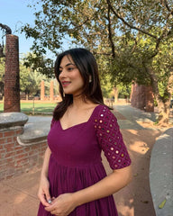 Rajsi gudhal anarkali-plazo (set of 2)