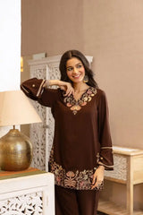 Nyra-Premium Cotton Embroidered Co-ord Set