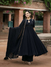 Kaajal mohini anarkali kurti (set of 3)