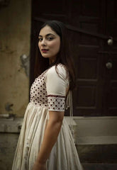 Chandra-akshat anarkali kurti (set of 2)