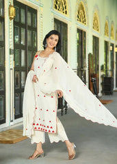 Heartly whispers-cotton cut sleeves kurti (set of 3)