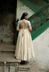 Chandra-akshat anarkali kurti (set of 2)