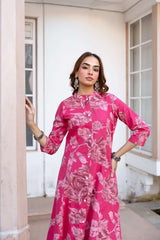 Tarini Rose Petal Grace Kurta (set of 2)
