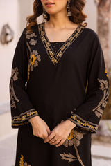 Tarini Midnight Floral Aura Kurta (set of 2)