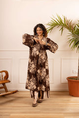 Tarini Crimson Regal Kurta- Brown (set of 2)