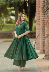 Sheesh-chandramallika anarkali (set of 3)