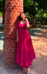 Kamal-kali anarkali kurta and pant set