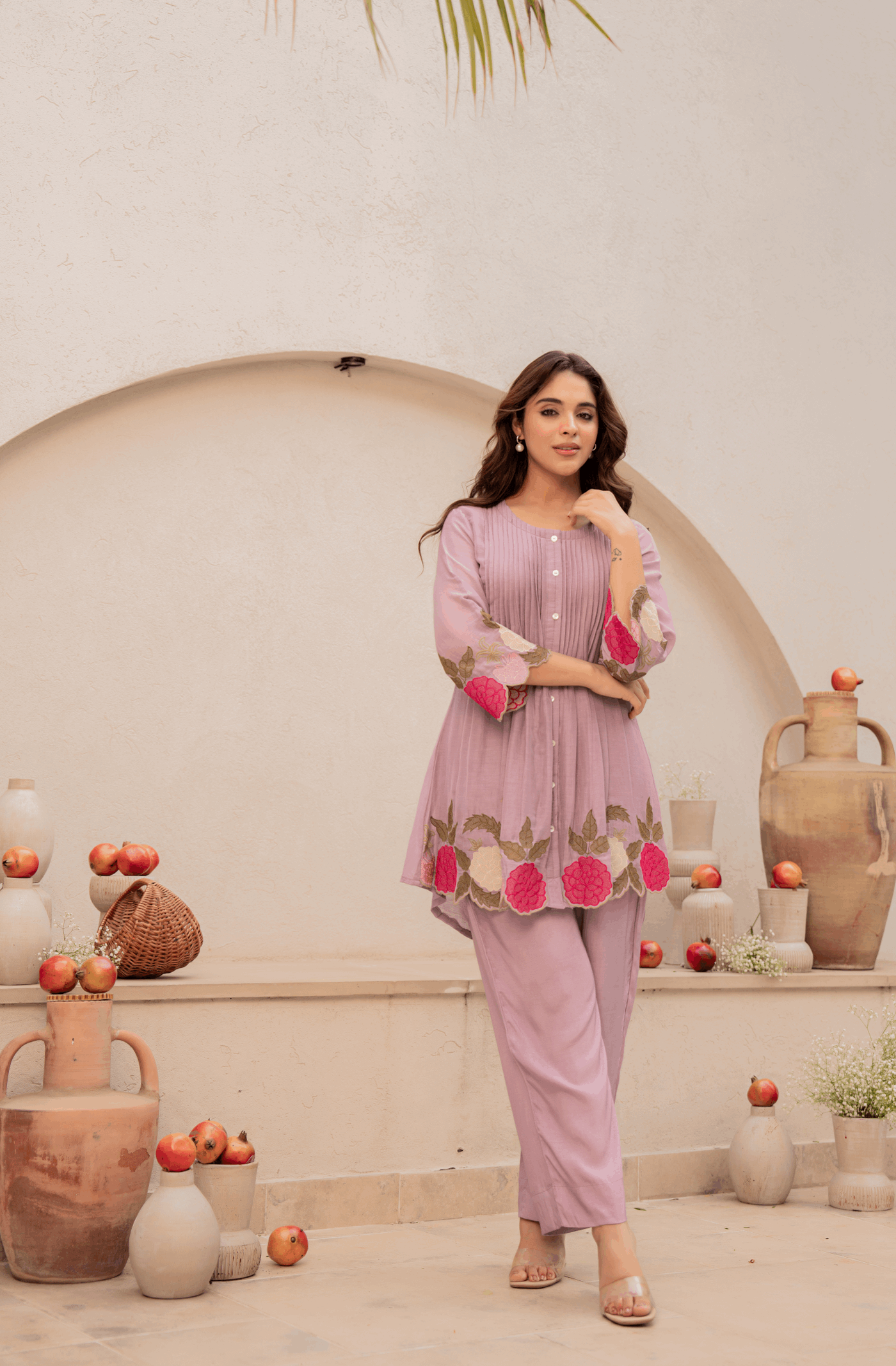 Beautiful cotton designer co-ord set