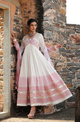 Ombre style: A classic anarkali gown set - Eraya