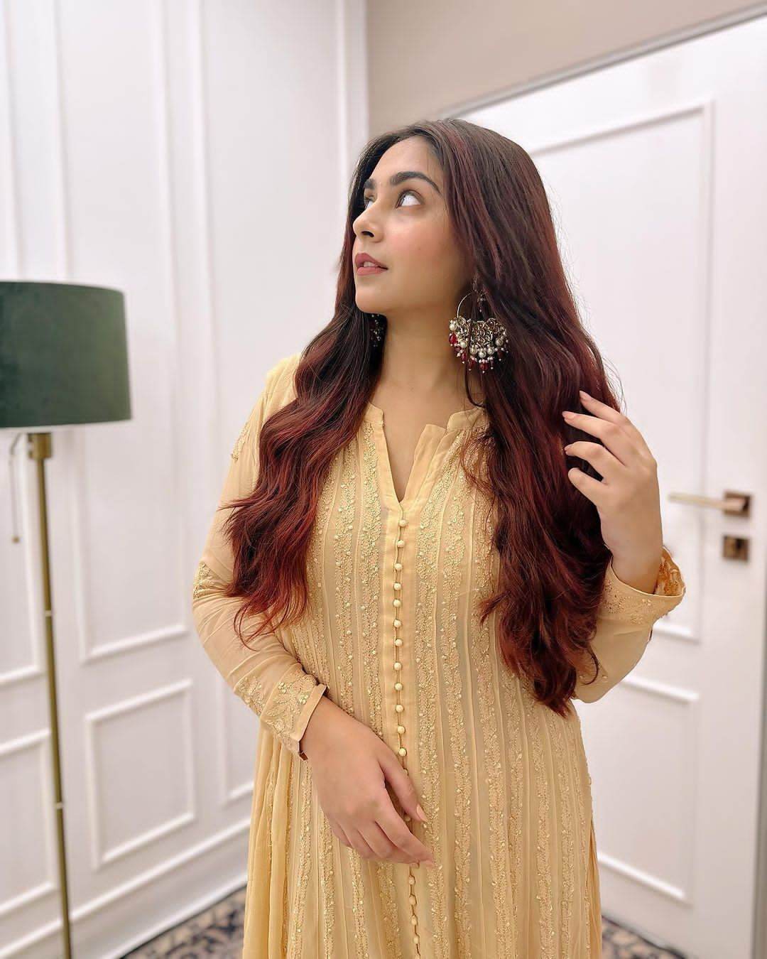 Georgette embroidery work salwar suit with dupatta - Eraya