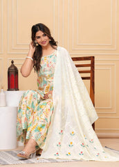 Premium muslin sharara set - Eraya