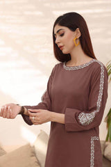 Premium rayon fabric straight kurti with pant - Eraya