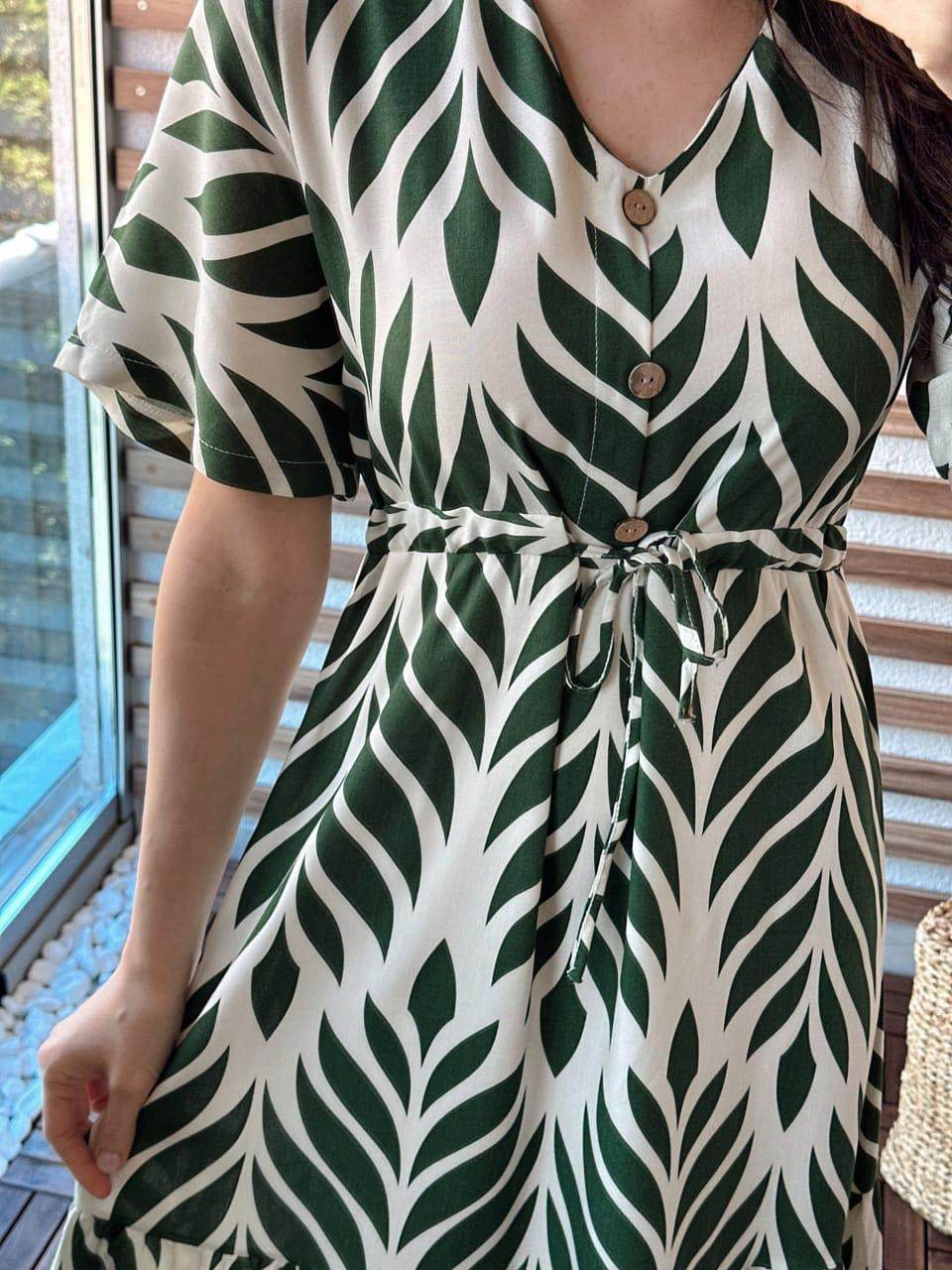 Beautiful summer vibe cotton midi-dress! - Eraya