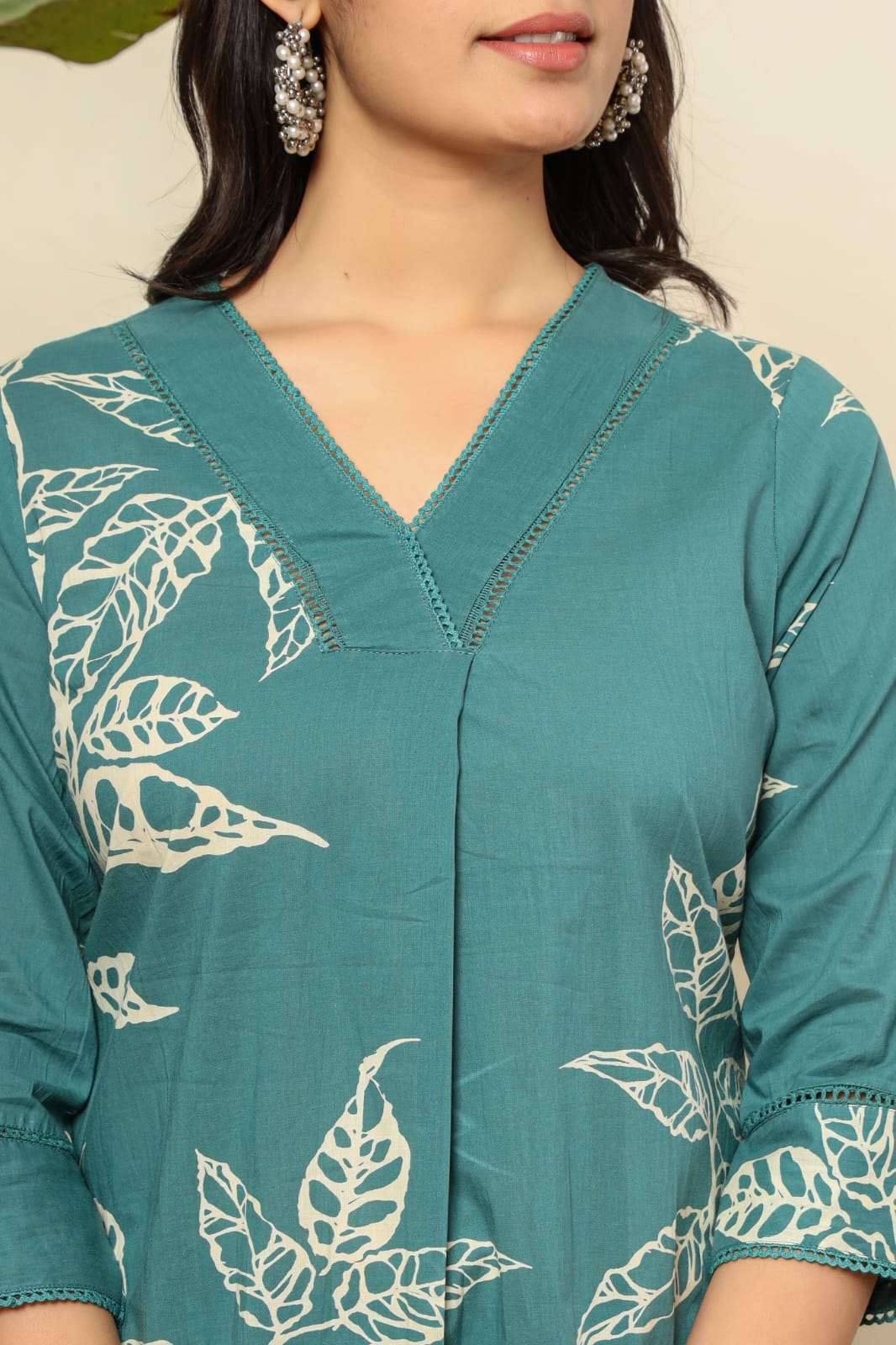 Floral digital printed cotton co-ord set