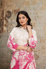 Classy cotton printed co-ord set