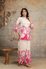 Classy cotton printed co-ord set