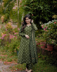 Beautiful aliya cut cotton kurti set (set of 2)