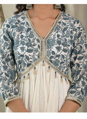 Stylish aliya cut flared kurti (set of 3)