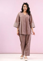 Viona-Artisan Cotton Embroidered Set