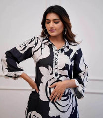 Beautiful jaipuri print cotton co-ord set - Eraya